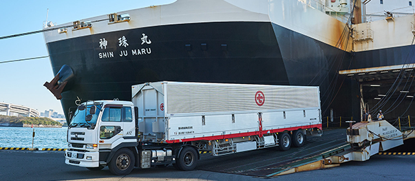 内航定期船（RORO船）事業