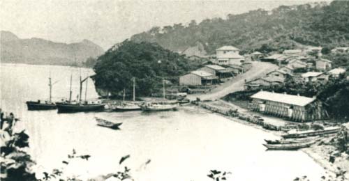 室蘭港 海岸町埋立地（1901年頃）の写真